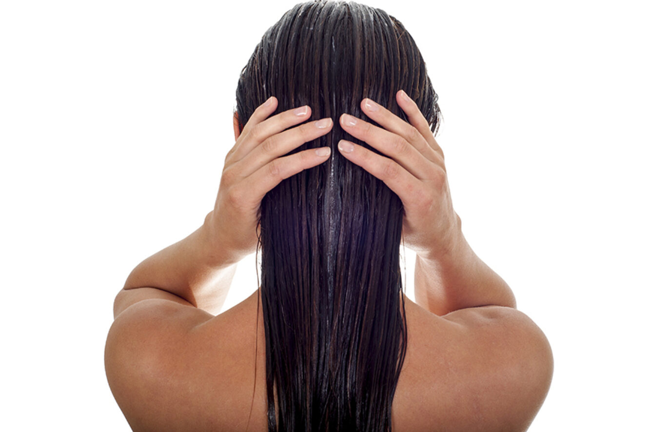 Woman Washing her Hair