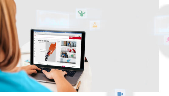 Woman using dlite